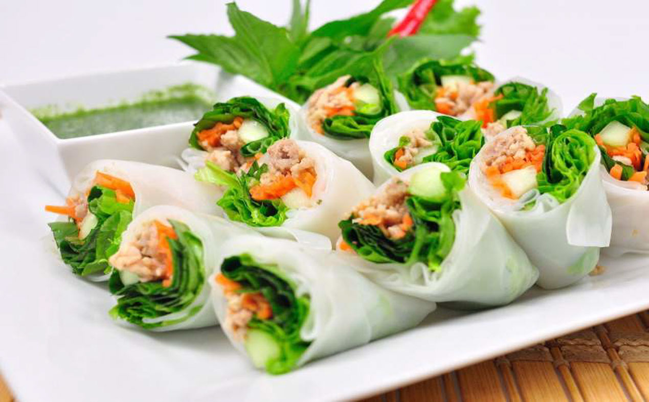 Bouchée de rouler de légumes