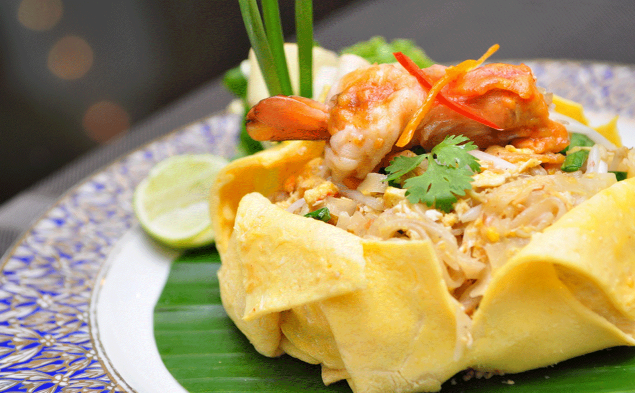 Omelette Thaï aux crevettes