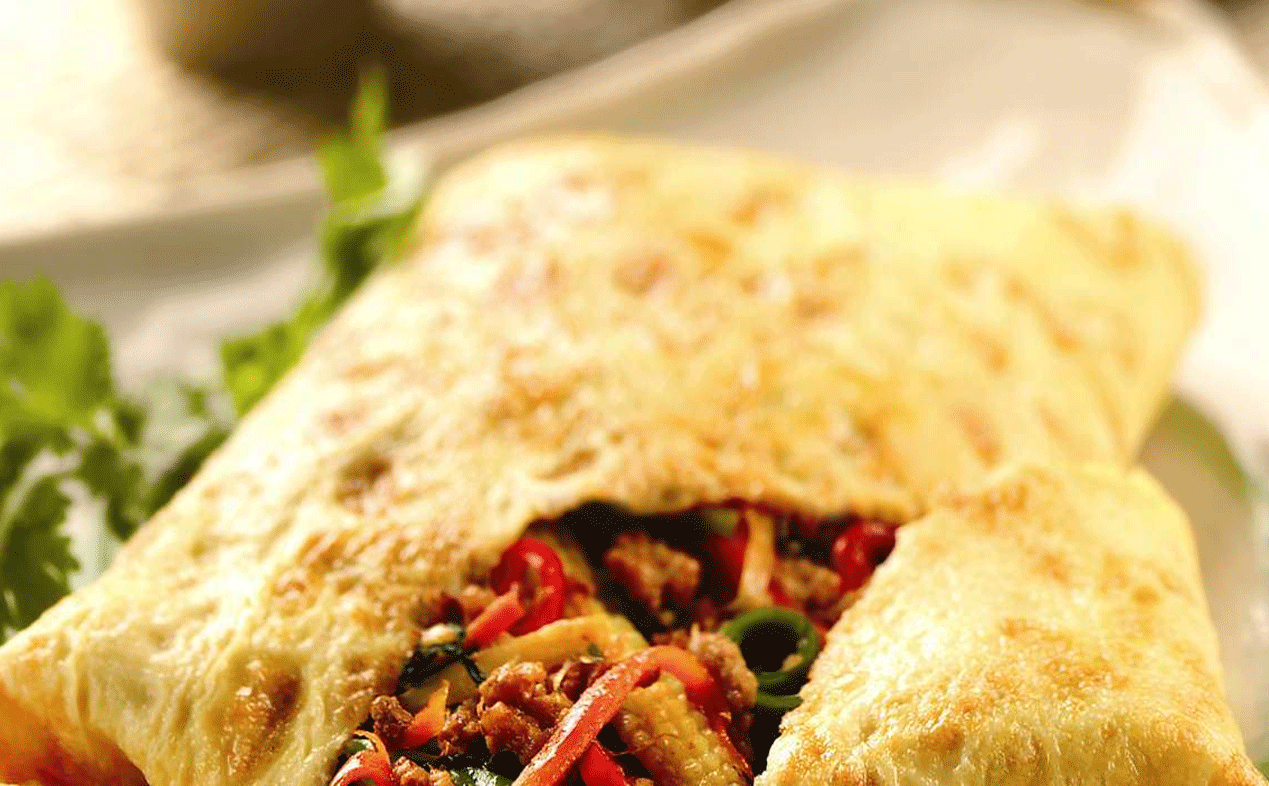 Omelette Thaï poulet
