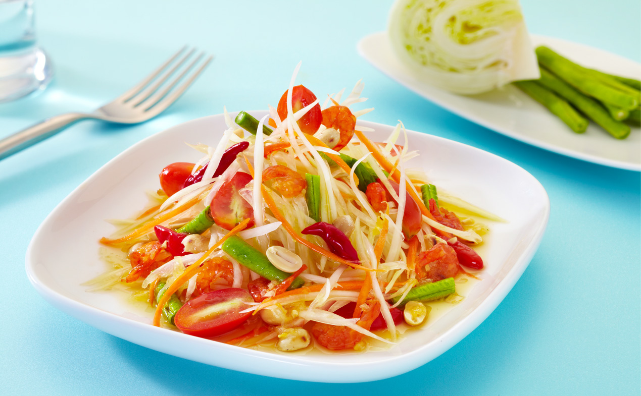 Salade de papaye