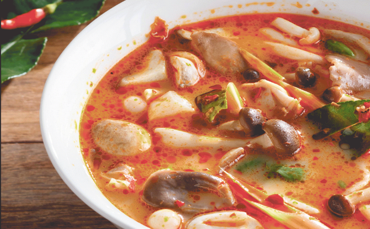 Tom Yum Thaï poisson ou végétarien