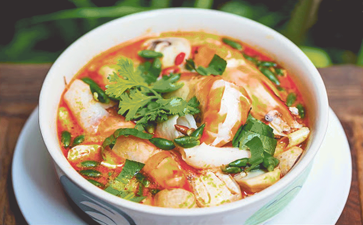 Tom yam crevettes