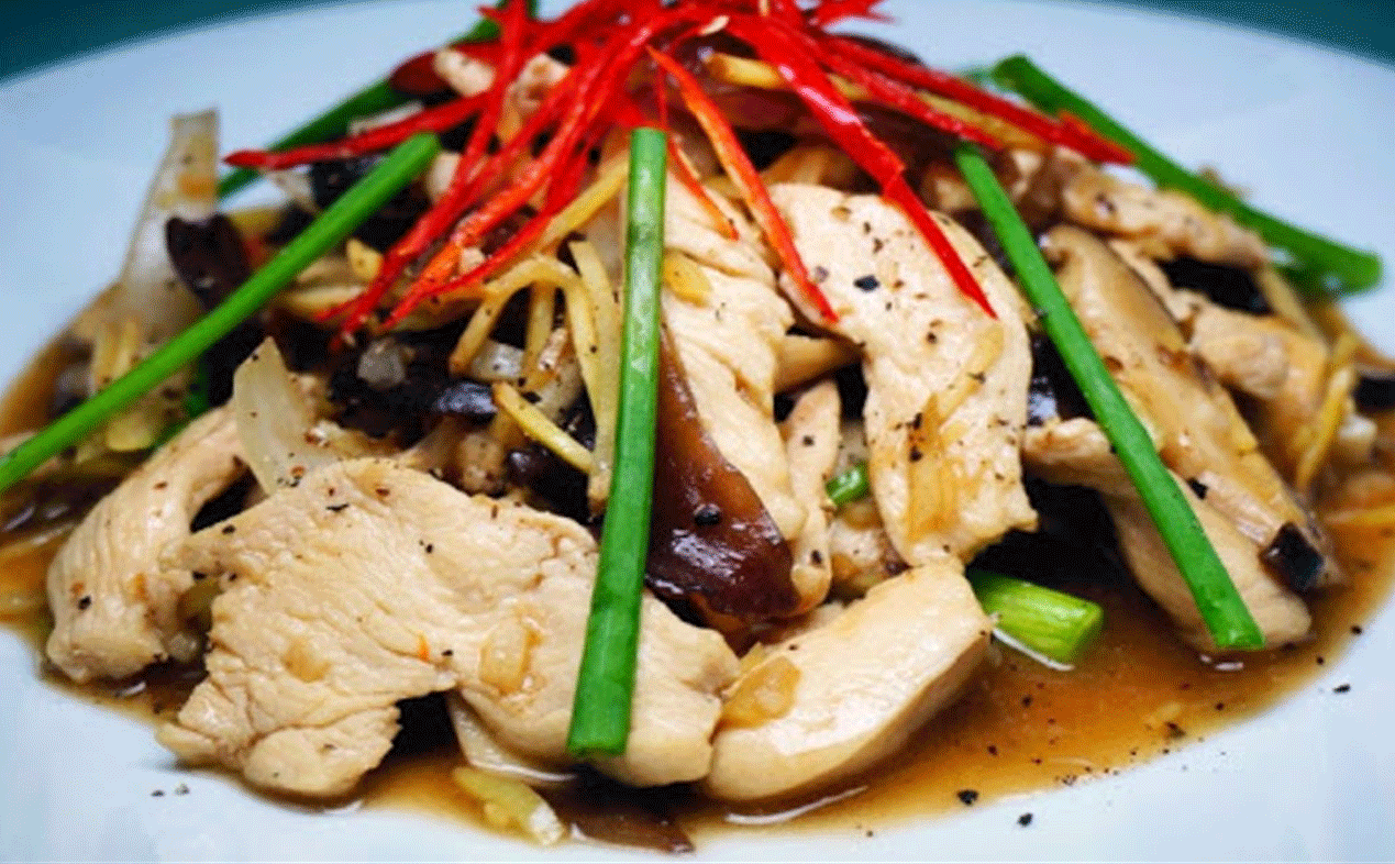 Poulet gingembre Thai