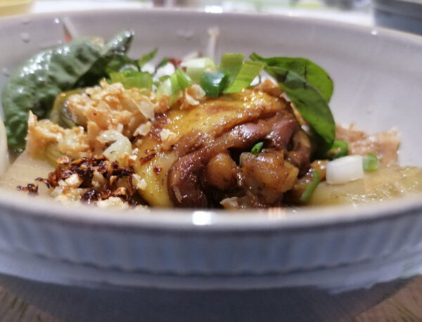 Ramen soupe de Poulet fermier + légumes frais + Nouilles de riz